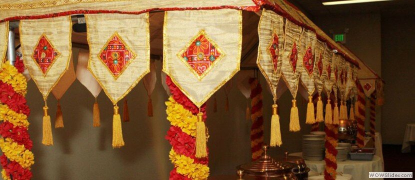 image of decorated food buffet